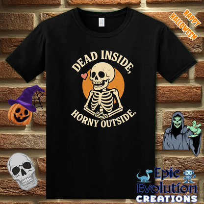 👻 Funny Horny Halloween Shirt for  Women