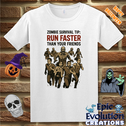 🧟‍♂️ Zombie Survival Tip T-Shirt