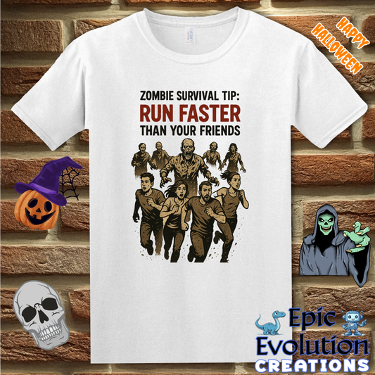 🧟‍♂️ Zombie Survival Tip T-Shirt