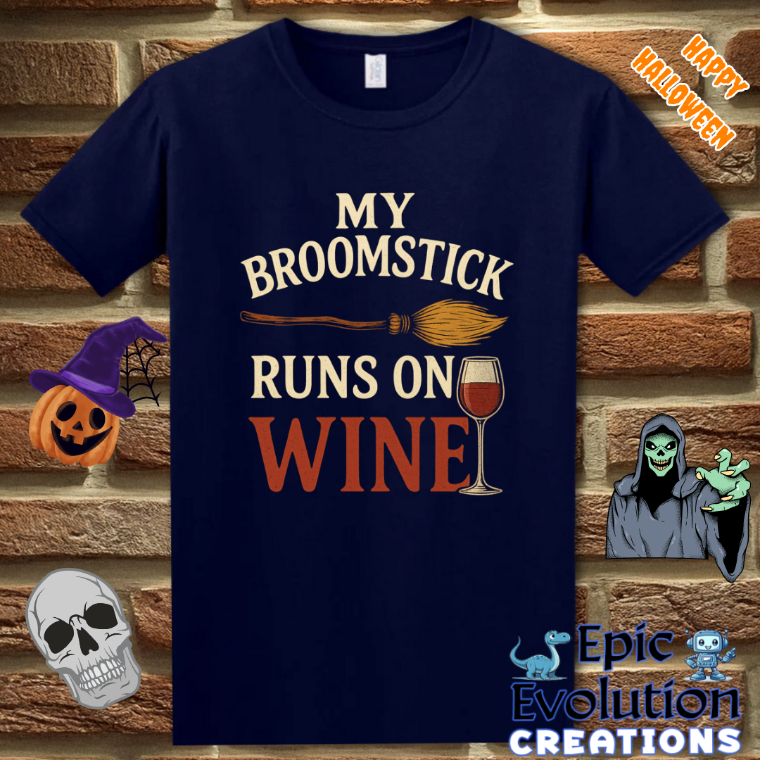 🧙Funny Halloween Wine Shirt for Women