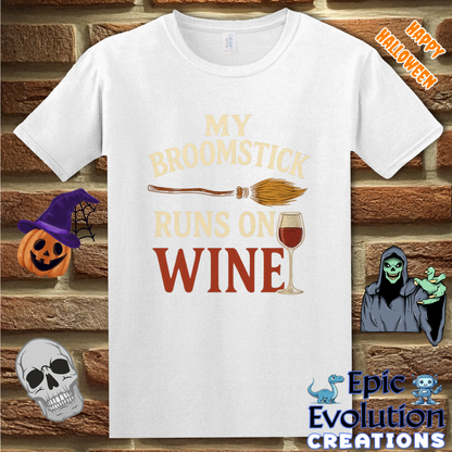 🧙Funny Halloween Wine Shirt for Women