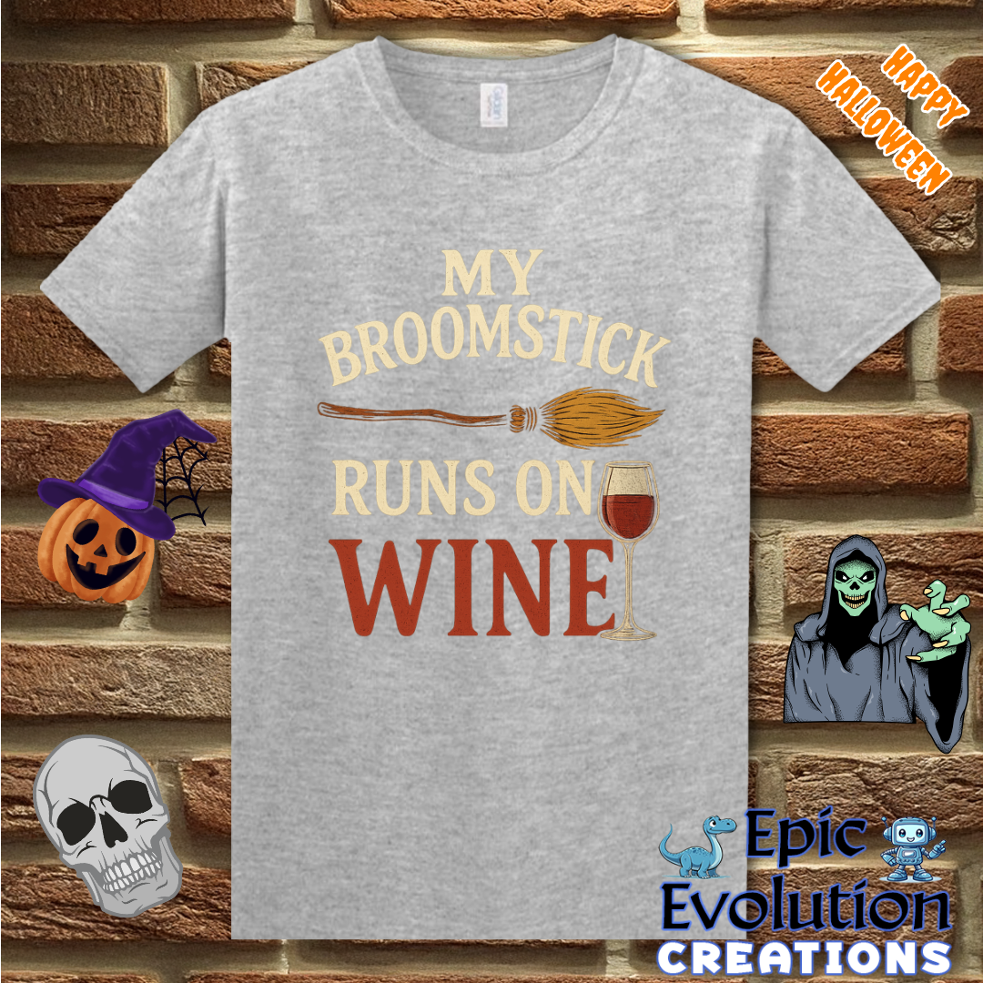 🧙Funny Halloween Wine Shirt for Women