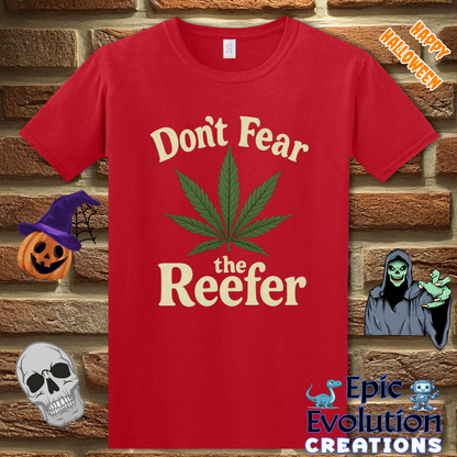 👻 Reefer Funny Halloween T-Shirt for Men and Women