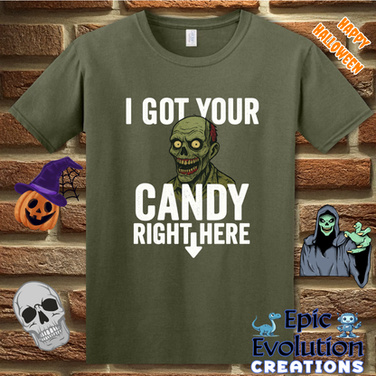 I Got Your Candy Zombie Shirt