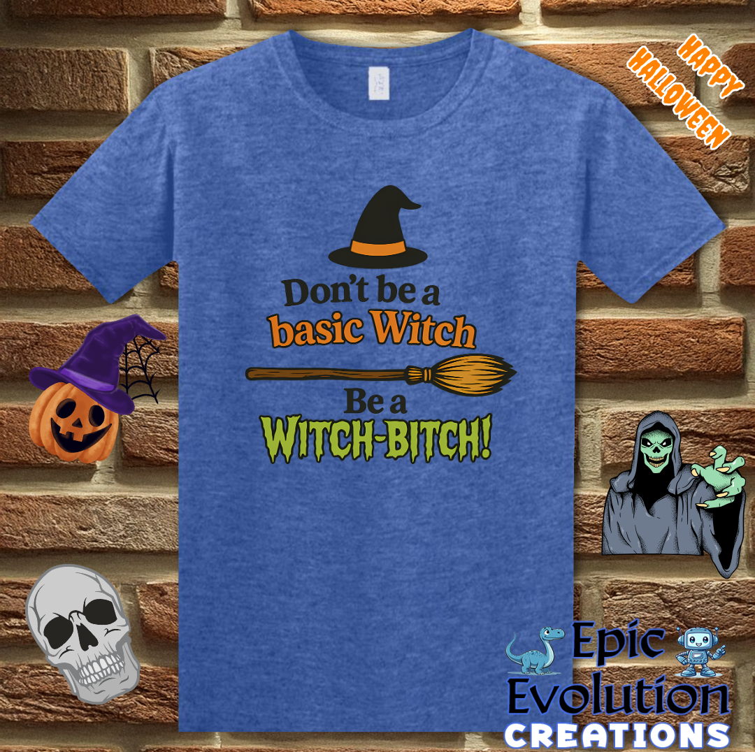 🧙Witch-Bitch Funny Halloween Shirt for Bold Women