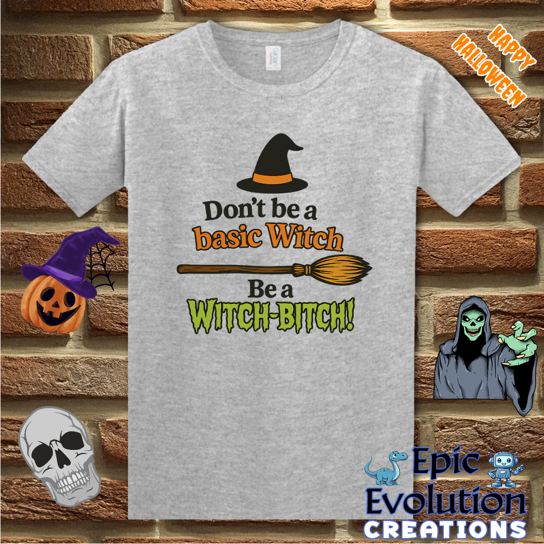 🧙Witch-Bitch Funny Halloween Shirt for Bold Women