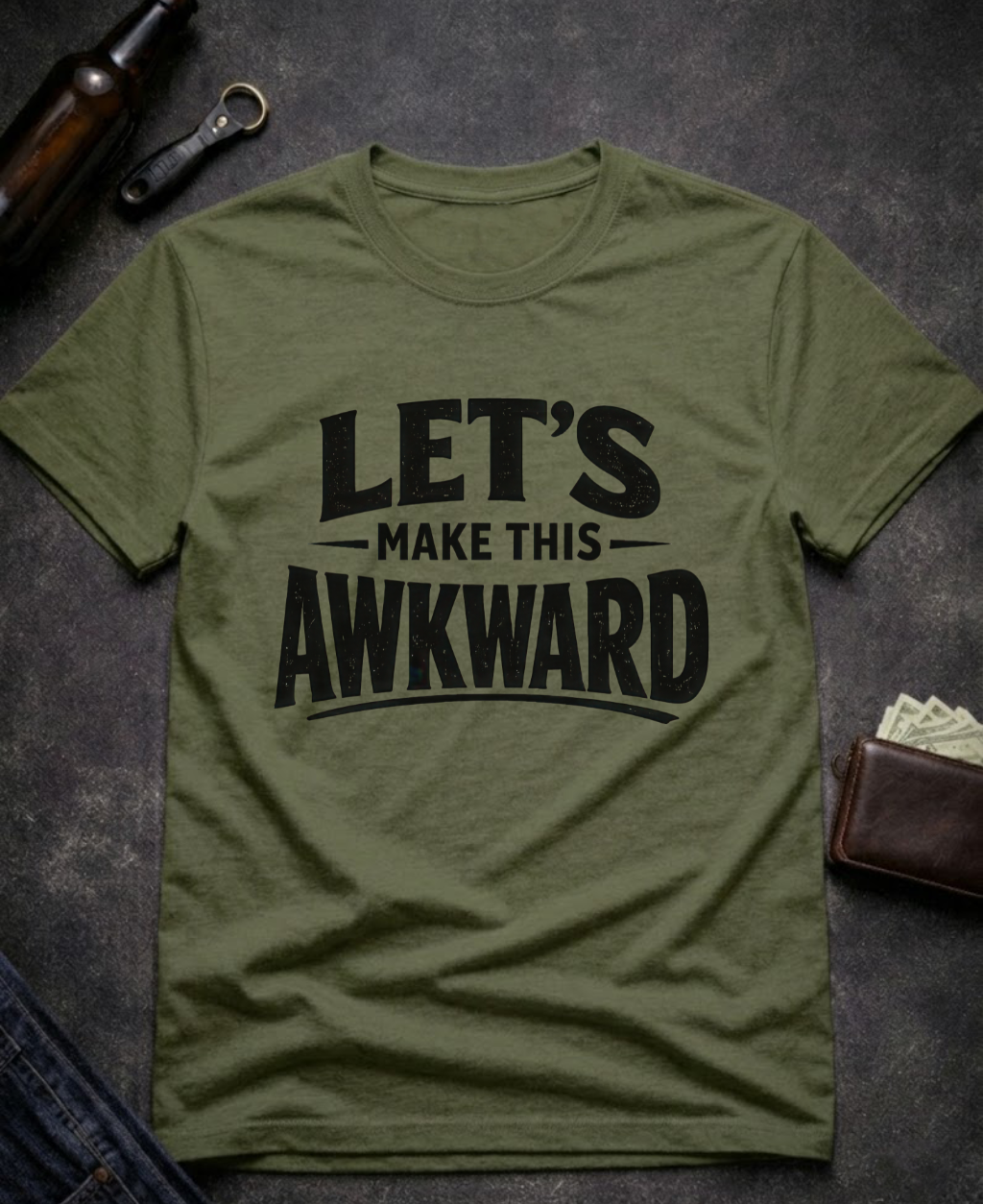 Let’s Make This Awkward Funny Adult T-Shirt