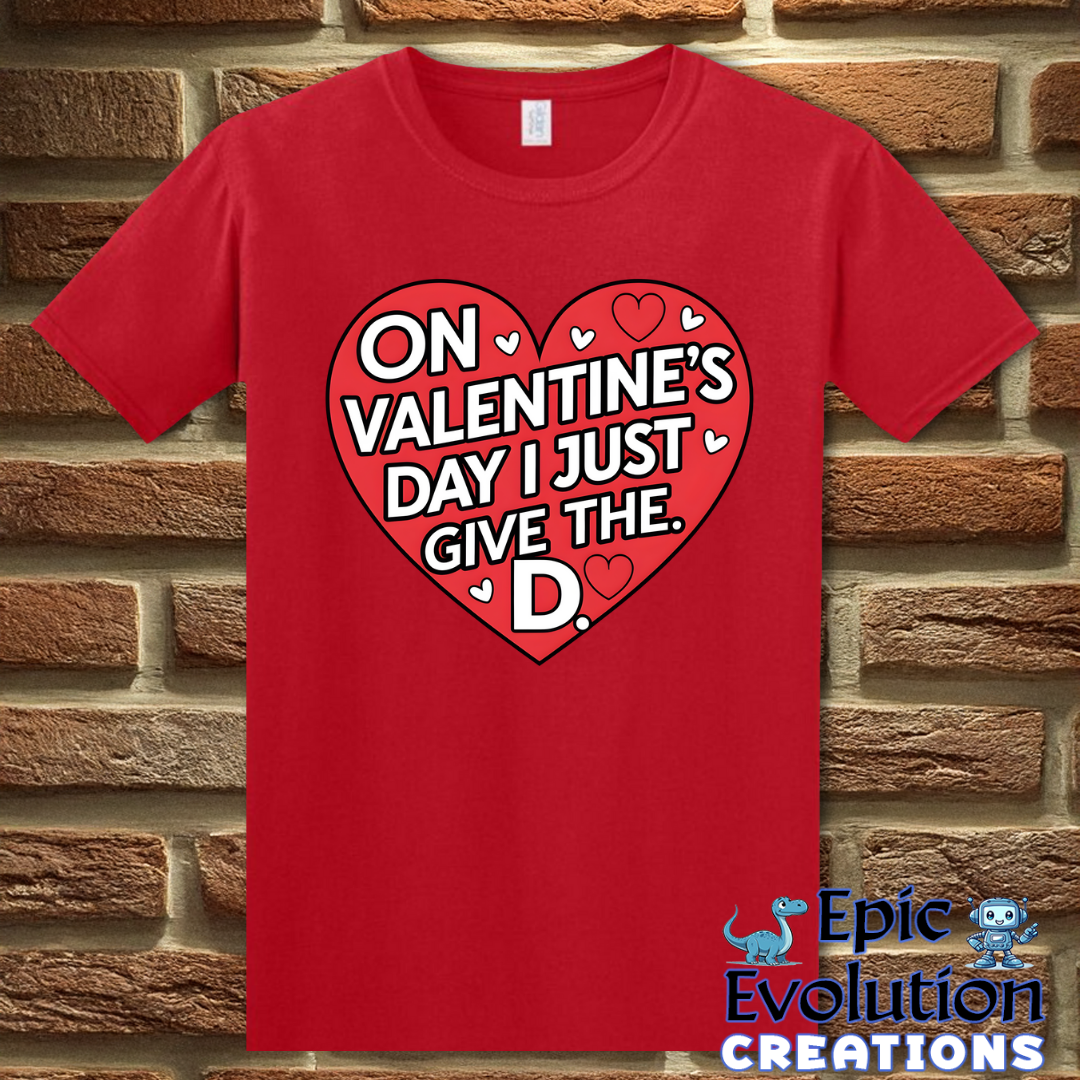 S-Red-Inappropriate Funny Valentine Shirt-Epic Evolution Creations