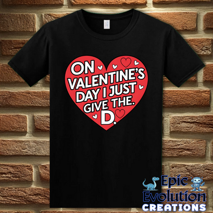 S-Black-Inappropriate Funny Valentine Shirt-Epic Evolution Creations
