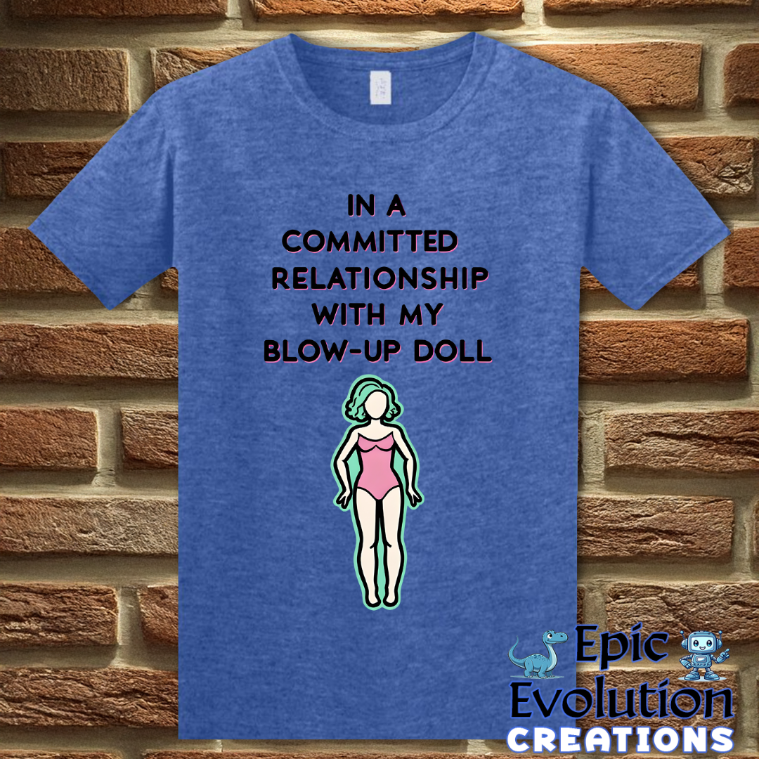 S-Heather Royal-Rude Valentine's Day T Shirt-Epic Evolution Creations