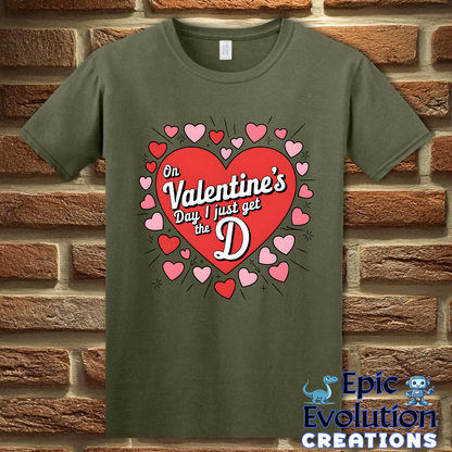 S-Military Green-Funny Valentine’s Day T Shirt-Epic Evolution Creations