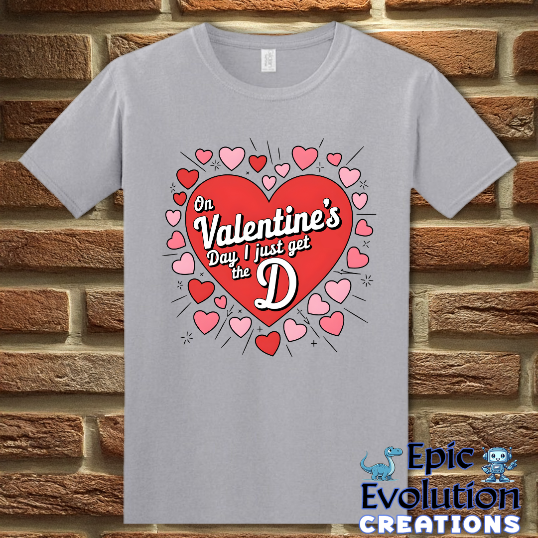 S-Graphite Heather-Funny Valentine’s Day T Shirt-Epic Evolution Creations