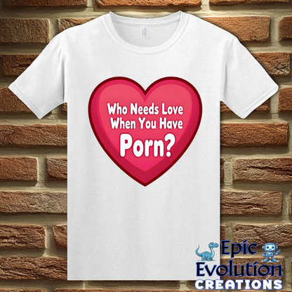 S-White-Rude Valentine Shirt-Epic Evolution Creations