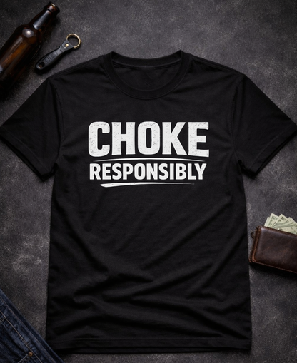 Choke Responsibly Funny T-Shirt