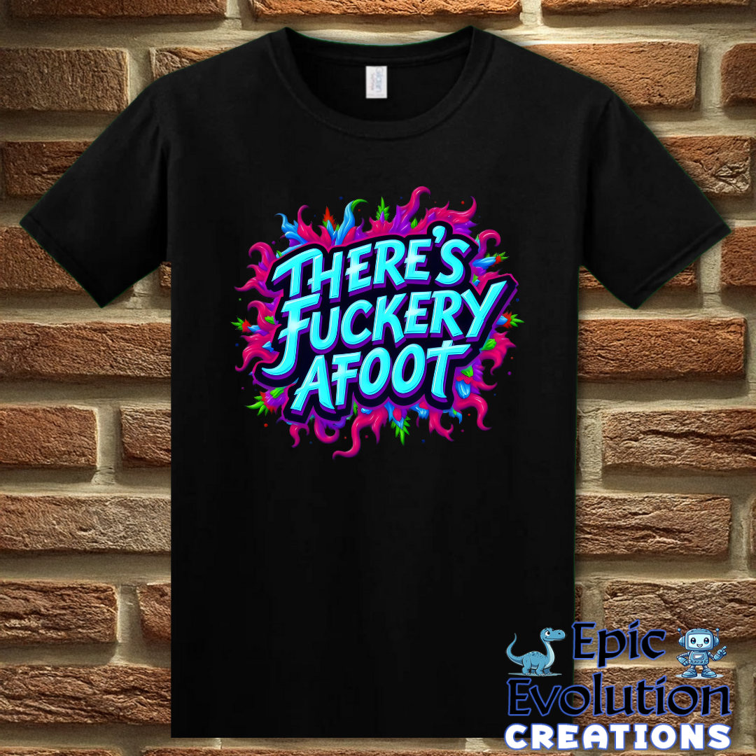 S-Black-There's Fuckery Afoot T-Shirt-Epic Evolution Creations