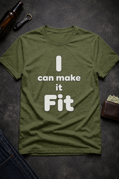 I Can Make It Fit Funny Inappropriate Shirt