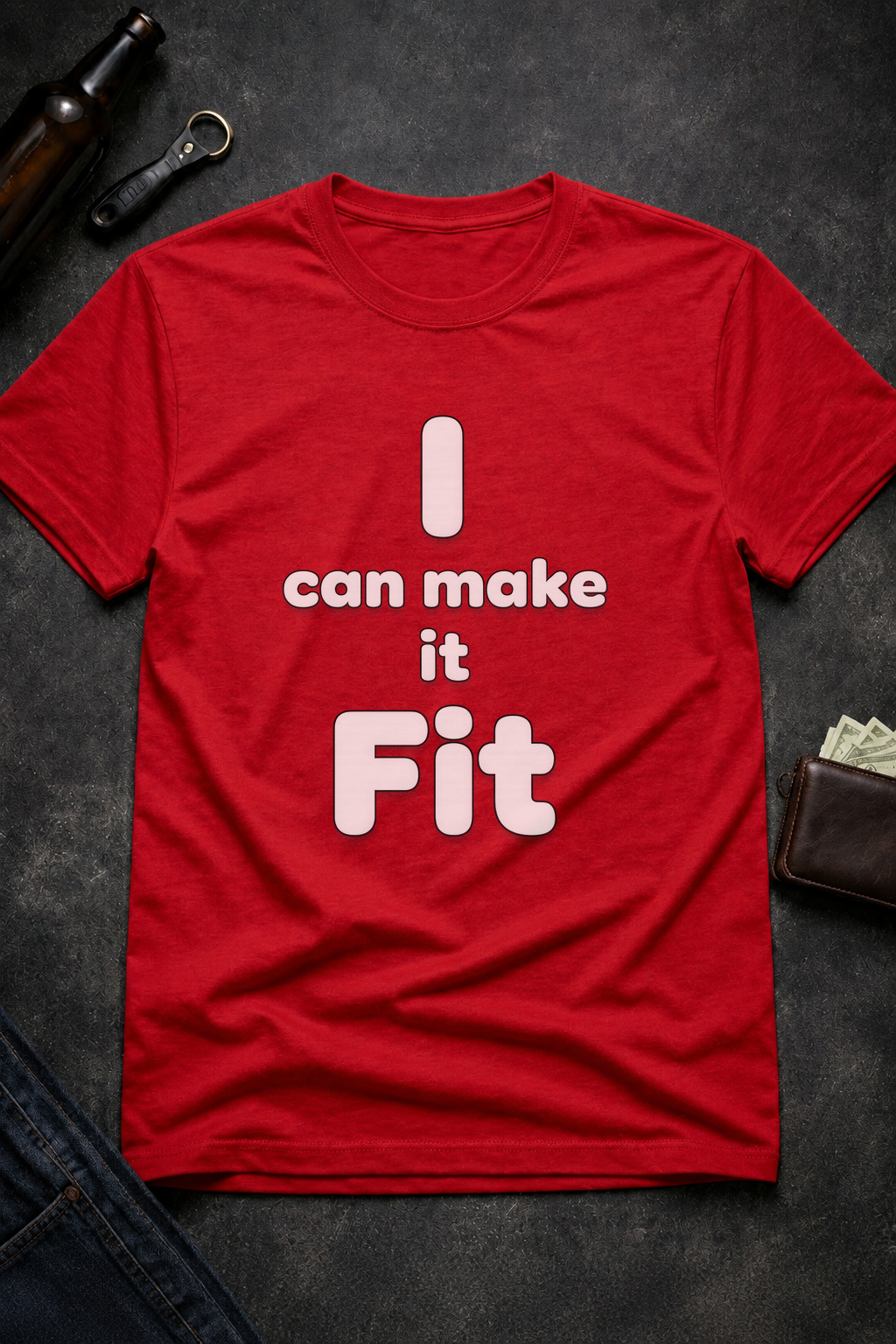 I Can Make It Fit Funny Inappropriate Shirt