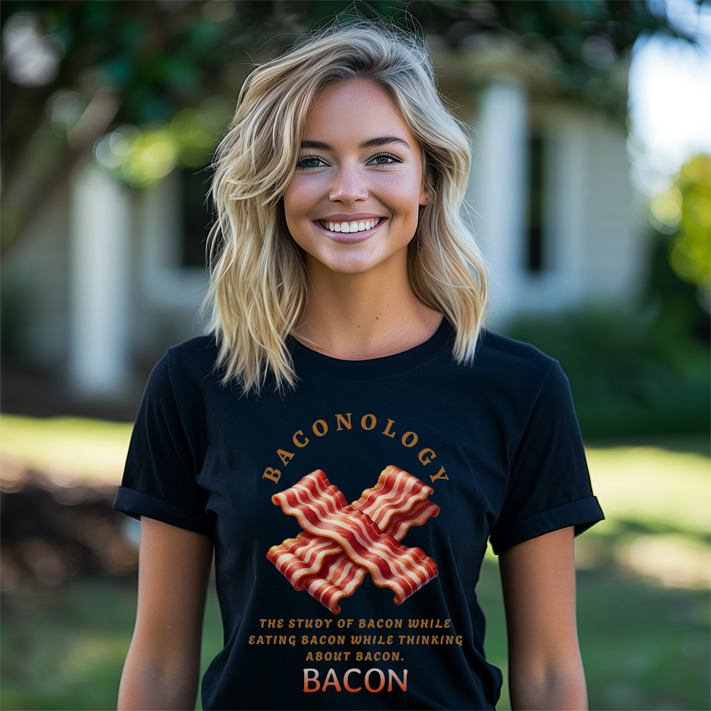 Funny Baconology Bacon T-Shirt, Bacon Lover Shirt, Gift for Bacon Lover, Funny Bacon T-Shirt, Bacon Lover T-Shirt Gift, Funny Dad Shirt