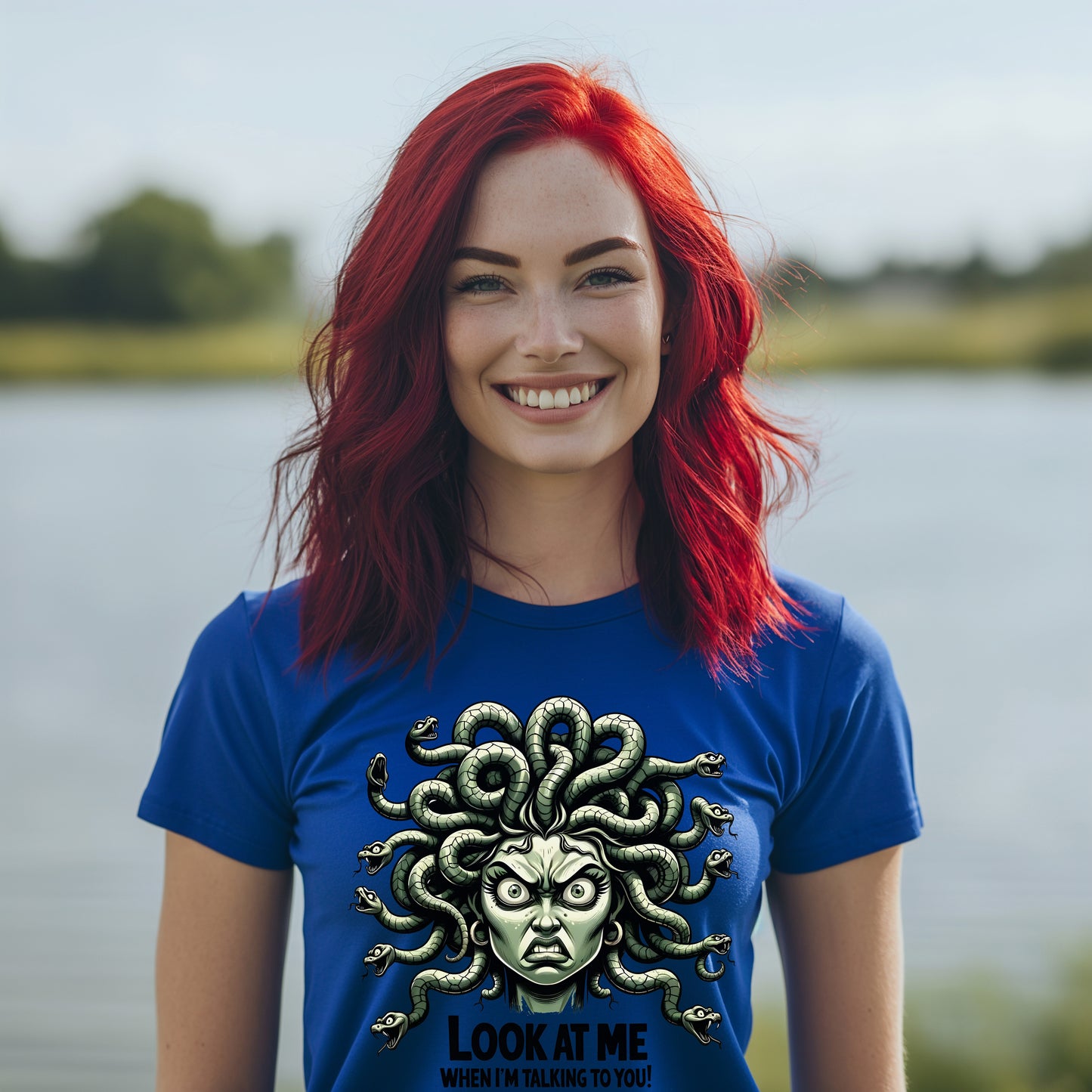 Funny Medusa T-Shirt - Funny Medusa Tee, Medusa T-Shirt, Medusa T-Shirt Gift, Medusa Tee Gift, Medusa Mythology T-Shirt, Medusa Myth T-Shirt