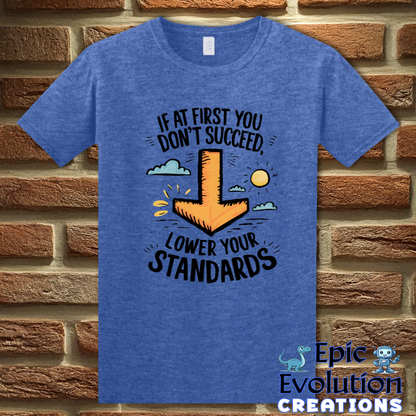 S-Heather Royal-Funny Motivational T Shirt-Epic Evolution Creations