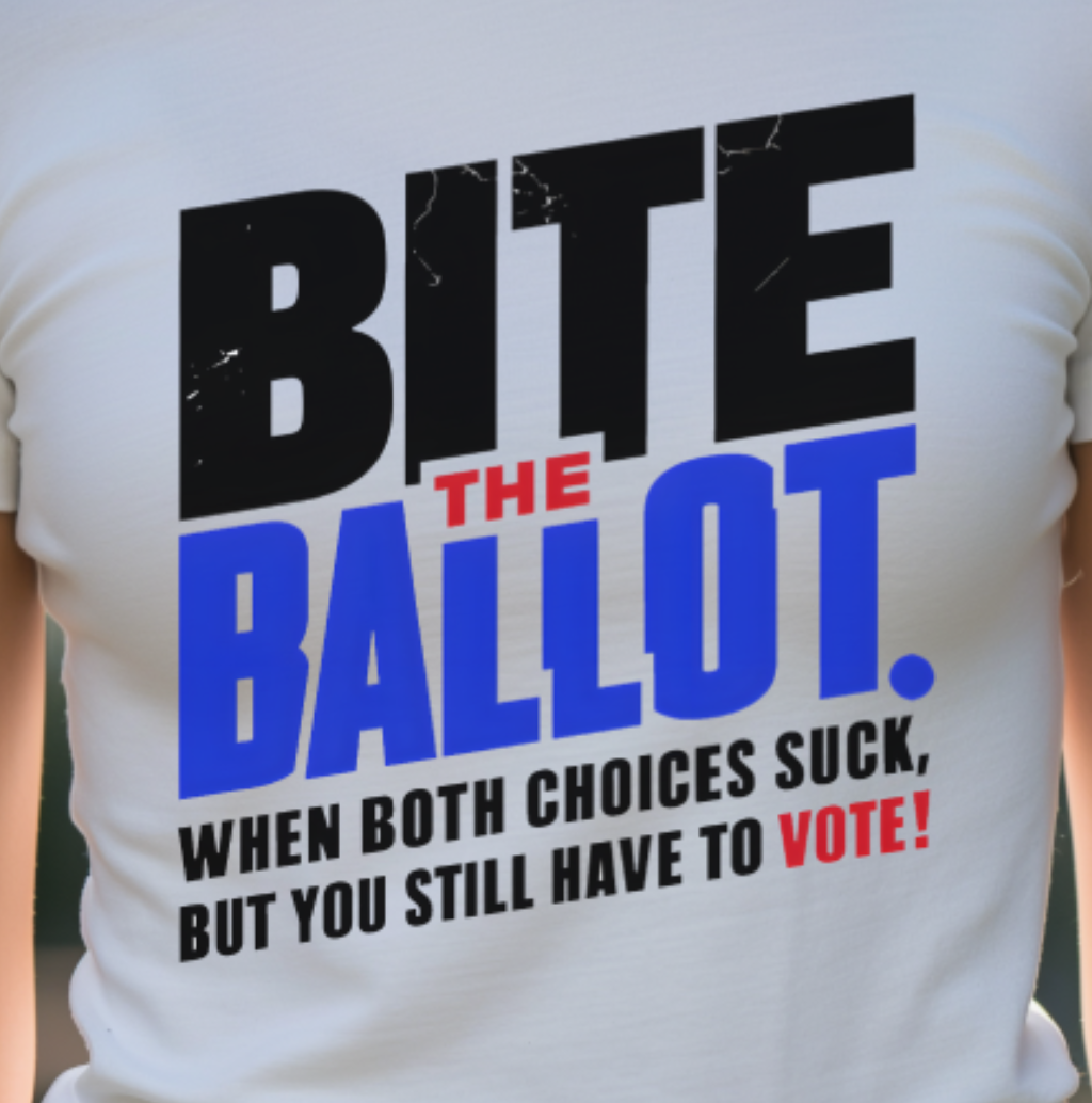 Bite the Ballot T-Shirt, Voting Humor Shirt, Election Humor Tee, Funny Voting T-Shirt, Funny Election Shirt, Election T-Shirt, Voting Shirt
