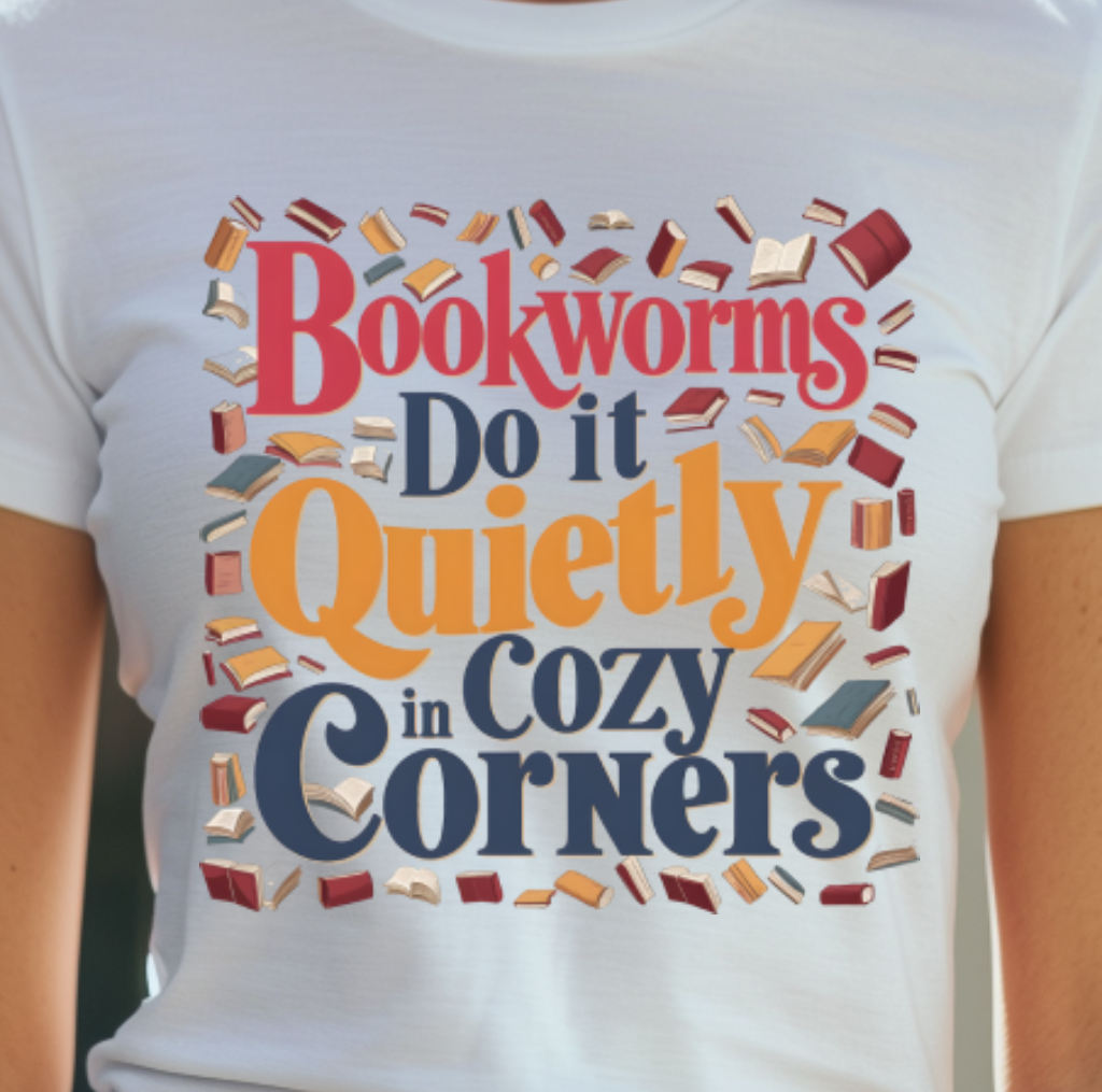 Funny Bookworm T-Shirt, Bookworm Shirt, Funny Reading Shirt, Book Lover T-Shirt, Gift for Avid Reader, Reading T-Shirt Gift, Gift for Reader