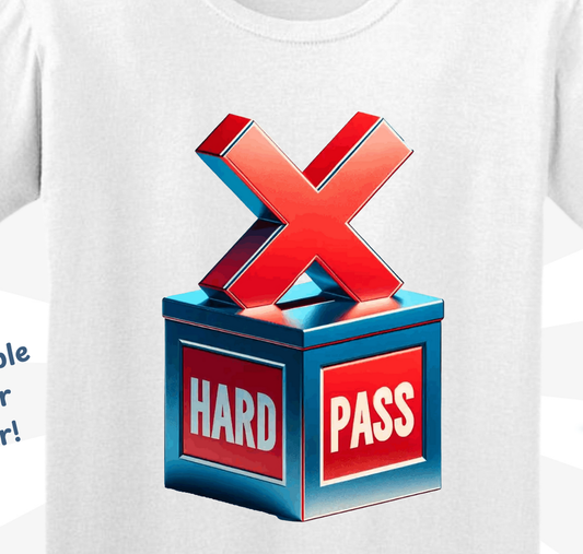 "Hard Pass" Funny T Shirt for Sarcastic Quote Fans, Rejection Humor Shirt, Hard Pass Funny Shirt, Funny Adult Humor T Shirt, Hard Pass Shirt, Funny Sarcastic Quote