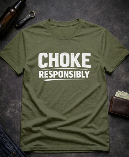 Choke Responsibly Funny T-Shirt