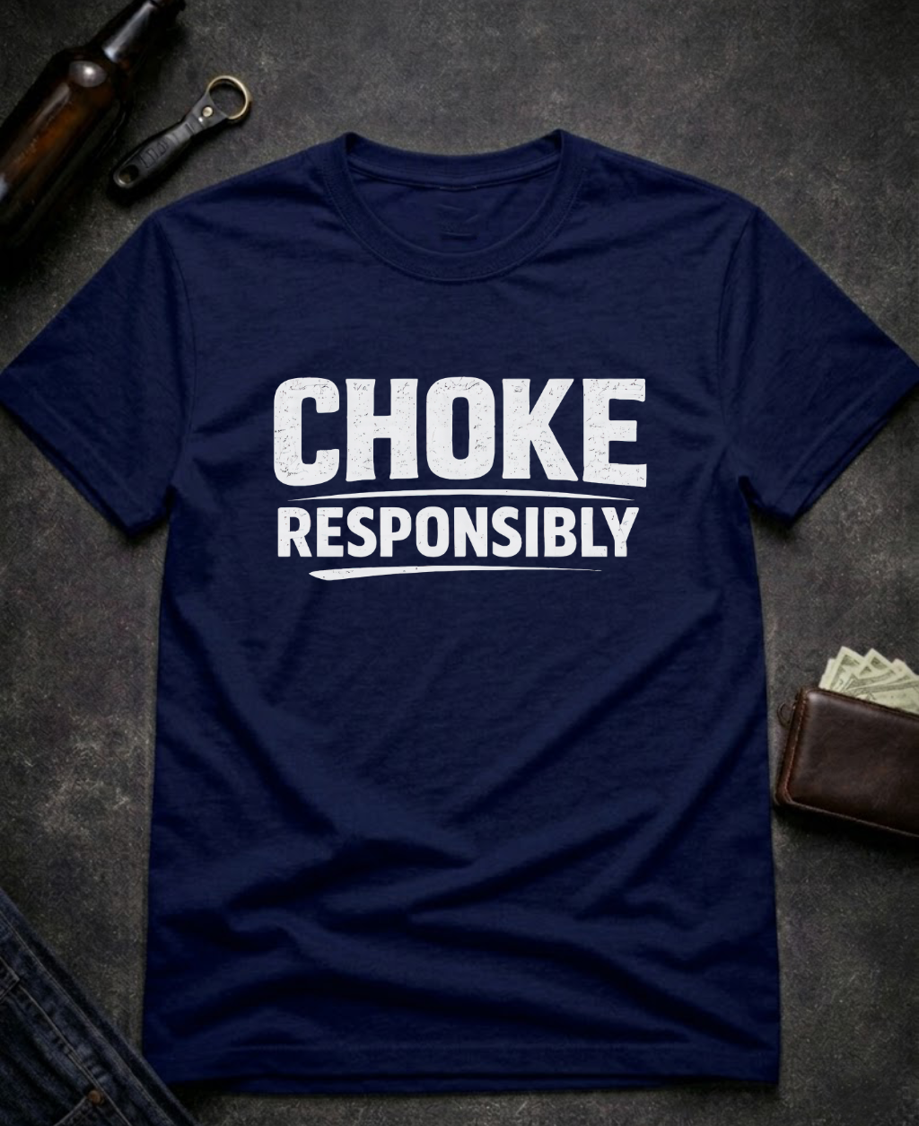 Choke Responsibly Funny T-Shirt