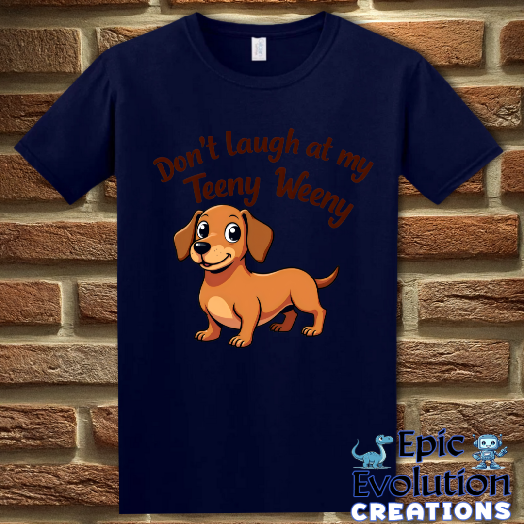 -Funny Wiener Dog T Shirt-Epic Evolution Creations