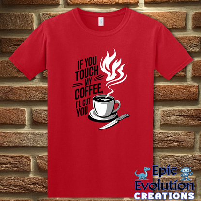 S-Red-Funny T Shirt for Coffee Lovers-Epic Evolution Creations