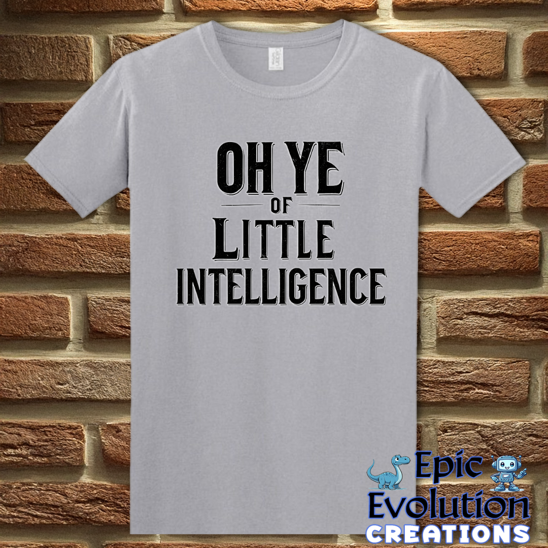 S-Graphite Heather-Funny Stupidity Insult T Shirt-Epic Evolution Creations