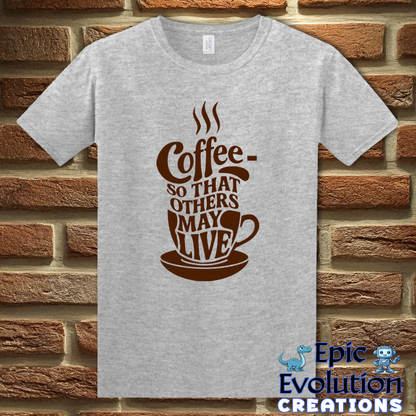 S-Sport Grey-Funny Coffee Lover T Shirt-Epic Evolution Creations