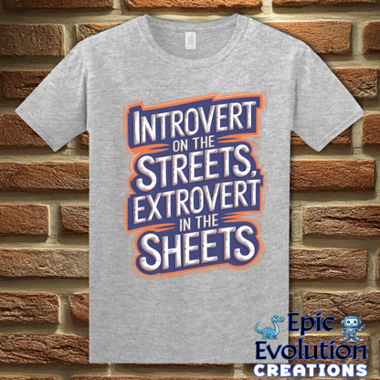 S-Sport Grey-Funny Introvert T Shirt-Epic Evolution Creations