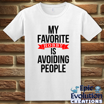 S-White-Funny Hobby Quote T Shirt-Epic Evolution Creations