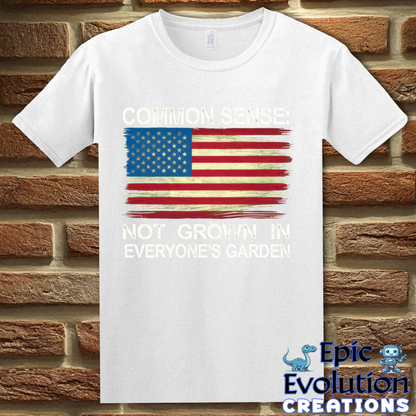 T-Shirt Common Sense Graphic T-Shirt Epic Evolution Creations