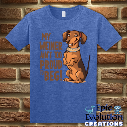 T-Shirt Dachshund Wiener Funny Shirt Epic Evolution Creations