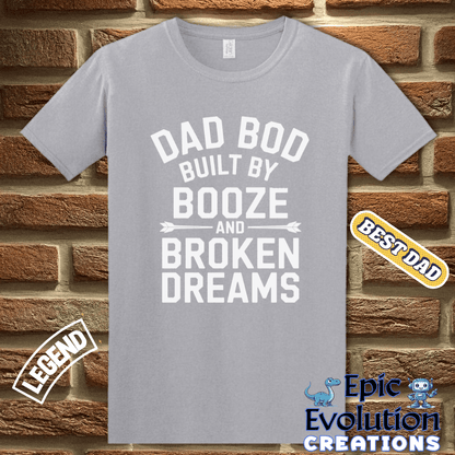 T-Shirt Funny Dad Bod T Shirt Gift for Father's Day, Funny Gift for Dad who Loves Humor, Sarcastic Father Gift for Humor Lovers,  Shirt Gift for Sarcastic Parent Epic Evolution Creations