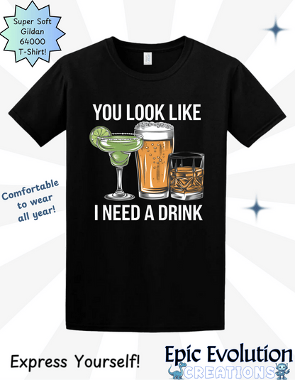 T-Shirt Funny Drinking T Shirt Epic Evolution Creations