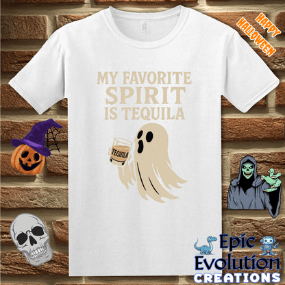 T-Shirt 🍹 Funny Halloween Ghost T-Shirt Epic Evolution Creations