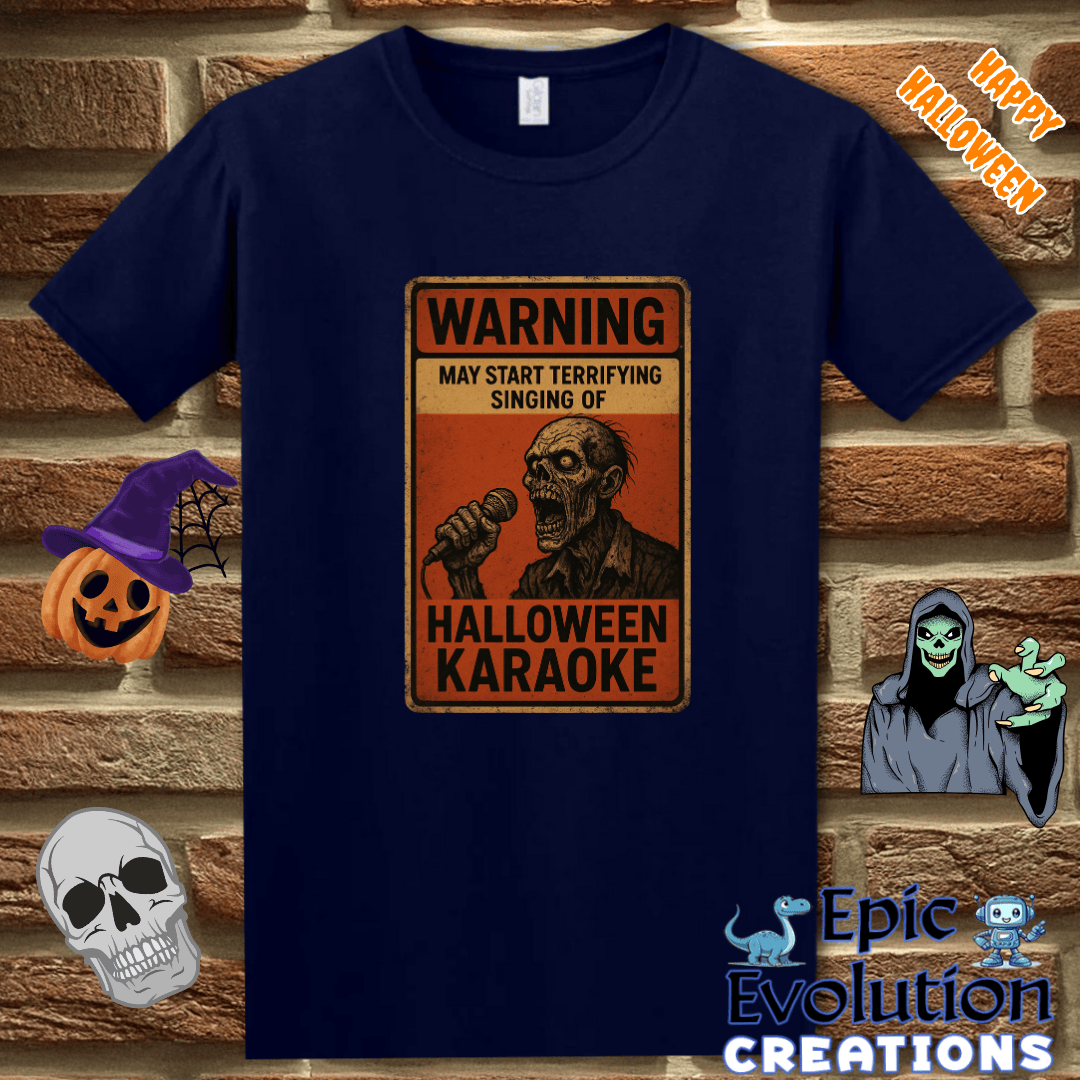 T-Shirt Funny Halloween Zombie T-Shirt Epic Evolution Creations