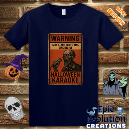 T-Shirt Funny Halloween Zombie T-Shirt Epic Evolution Creations