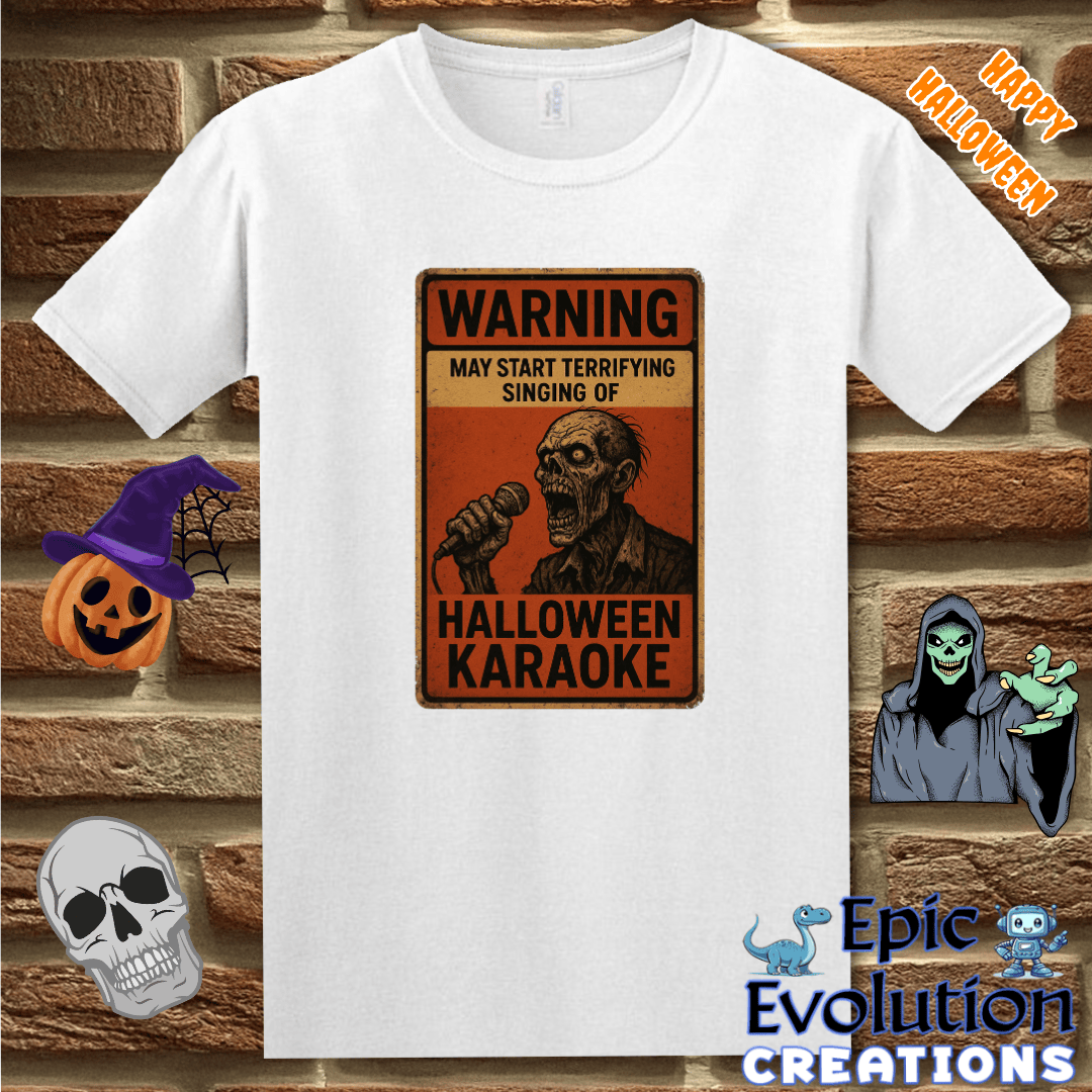 T-Shirt Funny Halloween Zombie T-Shirt Epic Evolution Creations
