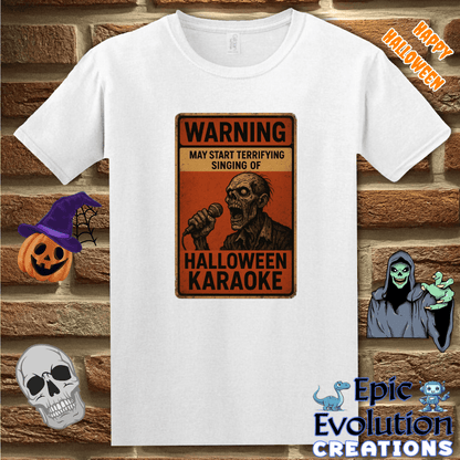 T-Shirt Funny Halloween Zombie T-Shirt Epic Evolution Creations