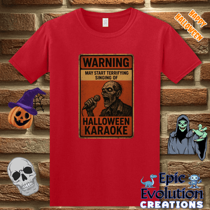 T-Shirt Funny Halloween Zombie T-Shirt Epic Evolution Creations