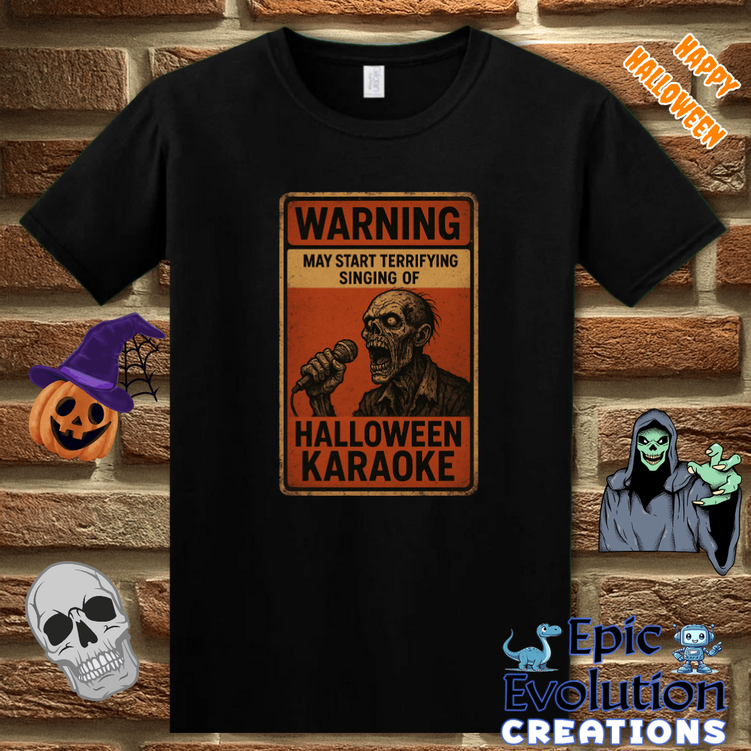 T-Shirt Funny Halloween Zombie T-Shirt Epic Evolution Creations