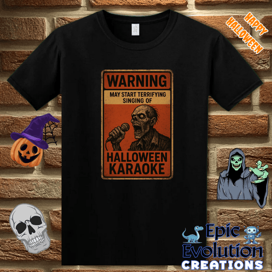 T-Shirt Funny Halloween Zombie T-Shirt Epic Evolution Creations