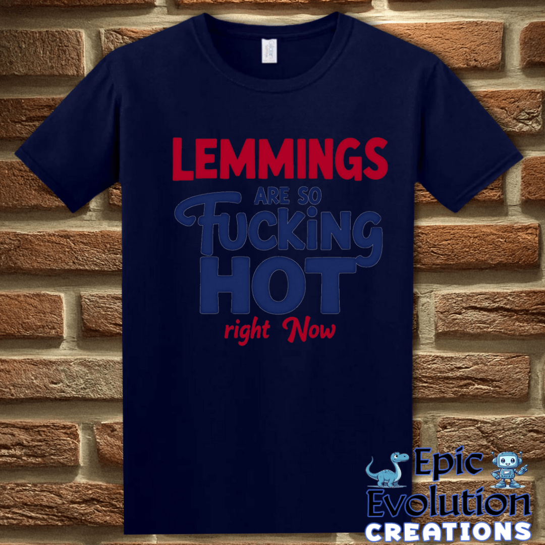 T-Shirt Funny Lemmings T Shirt Epic Evolution Creations