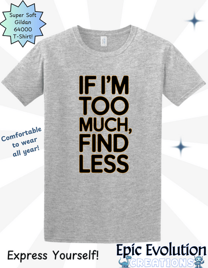 T-Shirt Funny Self-expression T Shirt Epic Evolution Creations