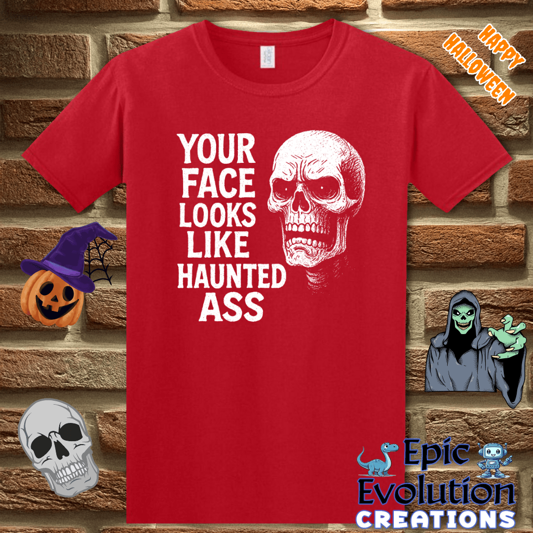 T-Shirt Funny Skeleton Halloween T-Shirt for Women or Men Epic Evolution Creations